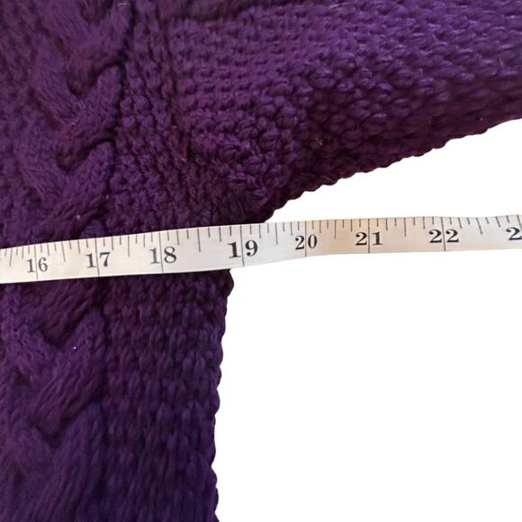 ARAN CRAFTS Hooded Long Cardigan Sweater S - Picture 13 of 14